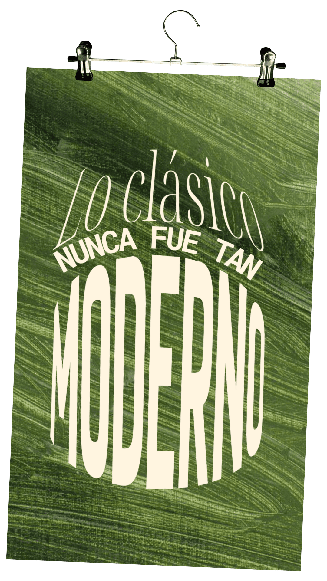 Diseño de publicación de Doña Tecla con el lema “Lo clásico nunca fue tan moderno”, campaña para redes sociales.
