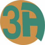 Logotipo de 3A Decoración creado por Doña Tecla